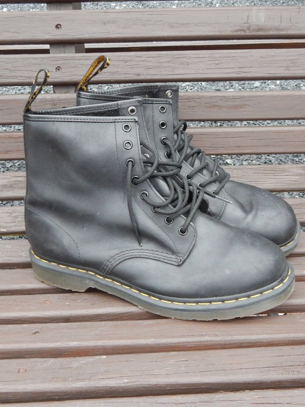 Doc Dr Martens 11822 Mens Combat Boots AirWave Black Size 12